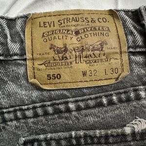 Levi's Gray High Waist Women Shorts